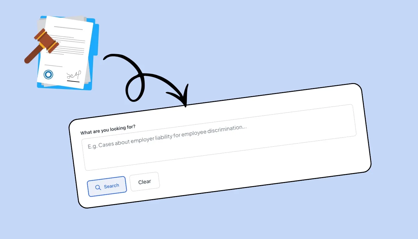 Describe your legal case search query in natural language